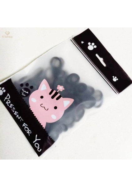 Kadın Kızlar Için Kalın Saçlar Için 100 Parça Siyah Saç Bağları Yumuşak Saç Lastikleri (Yurt Dışından) indirimleri