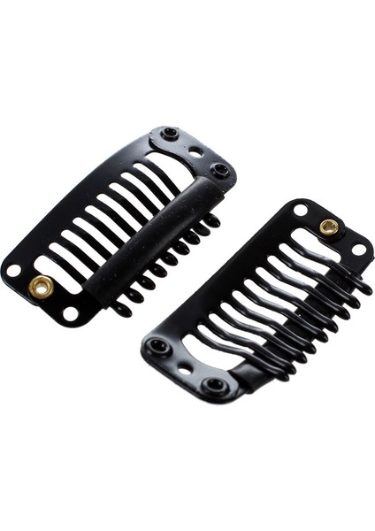 Dıy Kullanımı Için Saç Uzatma Çıtçıtlı Klips Için 40 Adet Siyah Dokuz Diş Klip (Siyah) 32MM L (Yurt Dışından) fiyatları