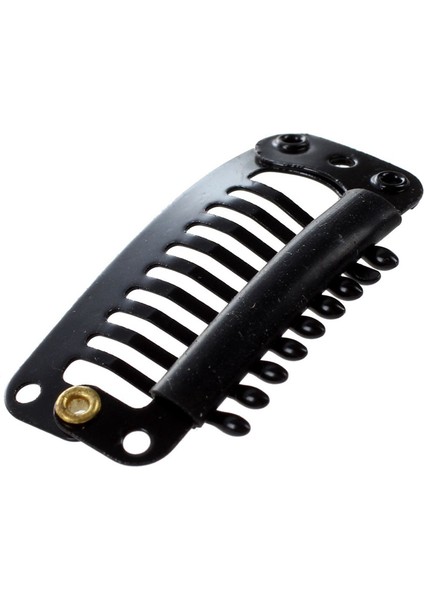 Dıy Kullanımı Için Saç Uzatma Çıtçıtlı Klips Için 40 Adet Siyah Dokuz Diş Klip (Siyah) 32MM L (Yurt Dışından) indirimleri