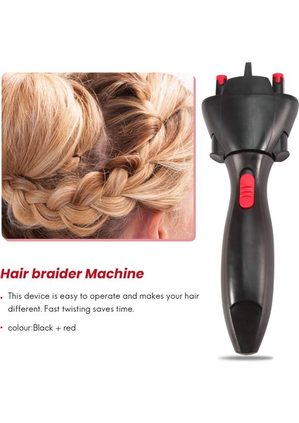 Elektrikli Saç Braider Otomatik Büküm Braider Örgü Cihazı Saç Braider Makinesi Örgü Saç Modeli Saç Şekillendirici Aracı (Yurt Dışından) fırsatları