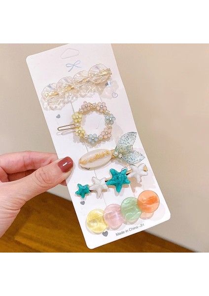 Inci Saç Tokası Kız Peri Çiçek Ay Elmas Firkete Saç Tokası Üst Klip Headdress Lüks Saç Aksesuarları Kadın Saç Tokası (Yurt Dışından) fiyatları