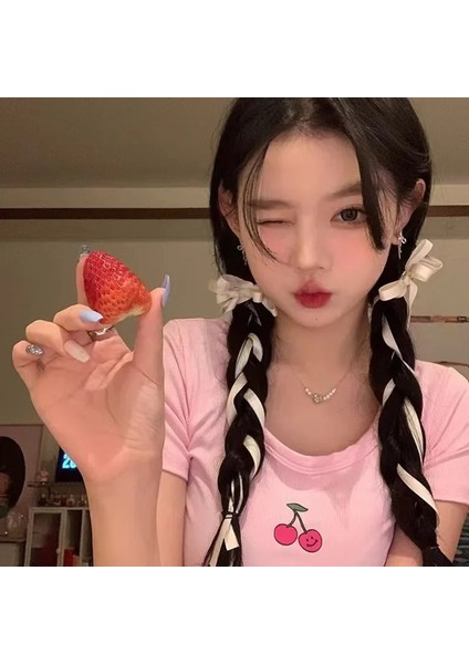 Adet Yeni Şerit Uzun Yay Saç Pençe Yan Klipler Kadın Kızlar Için Çocuk Çocuk Firkete Hediye Parti Saç Aksesuarları Şapkalar Süs (Yurt Dışından) fırsatları