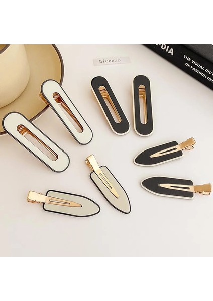 Adet Hiçbir Viraj Saç Klipleri Geometrik Ekose Saç Tokası Kadın Kızlar Için Tokalarım Şapkalar Kızlar Tatlı Saç Tokası Saç Aksesuarları (Yurt Dışından) fiyatları