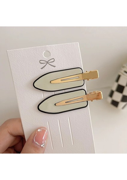 Adet Hiçbir Viraj Saç Klipleri Geometrik Ekose Saç Tokası Kadın Kızlar Için Tokalarım Şapkalar Kızlar Tatlı Saç Tokası Saç Aksesuarları (Yurt Dışından) fırsatları