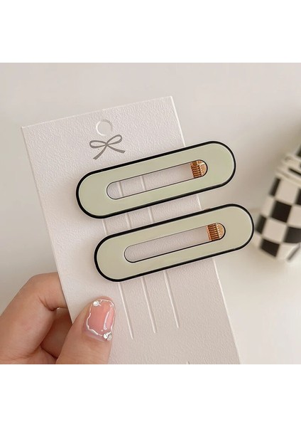 Adet Hiçbir Viraj Saç Klipleri Geometrik Ekose Saç Tokası Kadın Kızlar Için Tokalarım Şapkalar Kızlar Tatlı Saç Tokası Saç Aksesuarları (Yurt Dışından) indirimleri