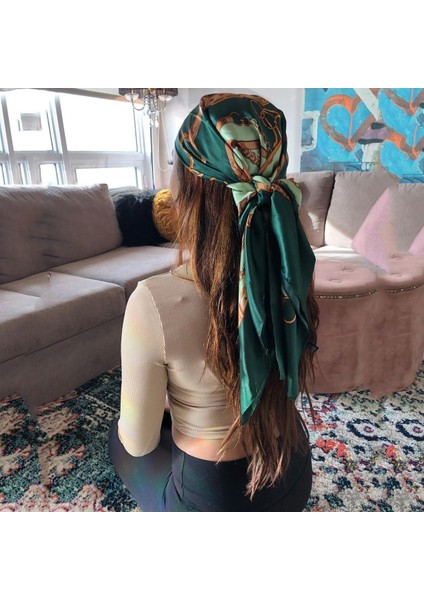 Ipek Saç Eşarp Eşarp Kadın Yaz Saten Başörtüsü Fular Bandana Cheveux Yumuşak Atkısı Başörtüsü Bayanlar Için (Yurt Dışından)