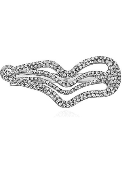 Parlayan Rhinestone Timsah Saç Klipleri Bling Kristal Ördek Bill Saç Tokalarım Sparkly Geometrik Saç Tokası Saç Aksesuarları Kadınlar Için (Yurt Dışından) modelleri