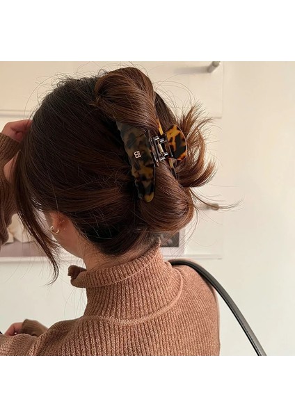 2023 Mektup Hairclaws 9 cm Köpekbalığı Klip Yüksek At Kuyruğu Saç Kapmak Klip Şapkalar Kadın Moda Tokalarım Saç Aksesuarları Yeni (Yurt Dışından) modelleri