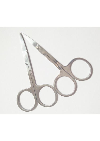 Kımaxcola 2 Adet Kaş Makas Kaş Düzeltici Kaş Kirpik Burun Saç Makas Paslanmaz Çelik Manikür Makas Kesici Tırnak (Yurt Dışından) modelleri