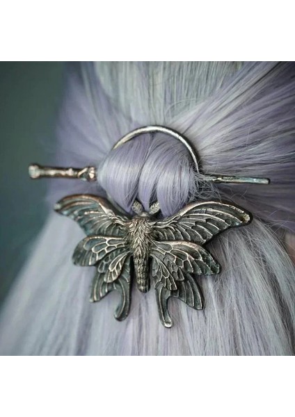 Vintage Metal Çubuklarını Iskandinav Tarzı Headdress Gotik Punk Saç Sopa Kızlar Saç Aksesuarları Kadınlar Için (Yurt Dışından)