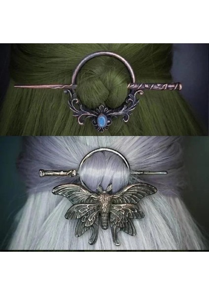 Vintage Metal Çubuklarını Iskandinav Tarzı Headdress Gotik Punk Saç Sopa Kızlar Saç Aksesuarları Kadınlar Için (Yurt Dışından) fiyatları