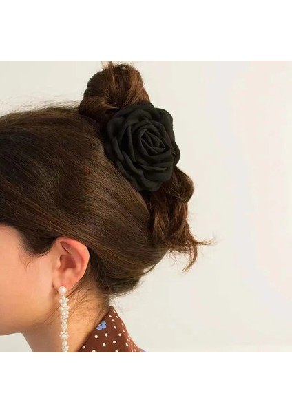 Y2K Düz Renk Çiçek Kadın Saç Tokası Moda Lüks 2023 Ziyafet Kulübü Parti Köpekbalığı Klip Kadınlar Için Yeni Şapkalar Aksesuarları (Yurt Dışından) fırsatları