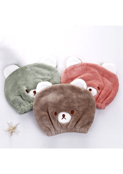 Sevimli Saç Kuru Şapka Havlu Hızlı Kuru Duş Başlığı Güçlü Emici Kurutma Yumuşak Karikatür Çocuk (Yurt Dışından) fiyatları