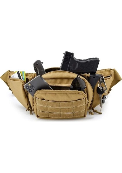 Siyah Taktik Bel Paketi Naylon Bodypack Yürüyüş Telefon Kılıfı Açık Spor Ordu Askeri Avcılık Tırmanma Kamp Kemer Çanta (Yurt Dışından) fırsatları