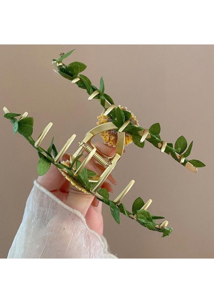 Kadınlar Büyük Ayçiçeği Çiçek Saç Pençe Firkete Klipler Saç Şekillendirici Kadın Kızlar Saç Aksesuarları 2022 Metal Tutucu Headdress (Yurt Dışından) fiyatları