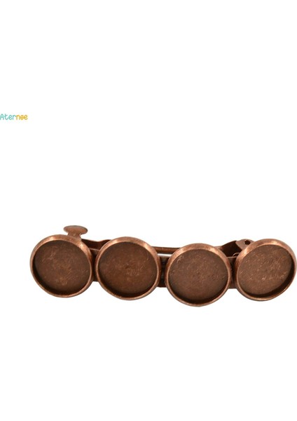 5 Parça Metal Saç Klipleri Boş Yuvarlak Tepsi Tabanlı Saç Tokaları 12MM (Yurt Dışından) fırsatları