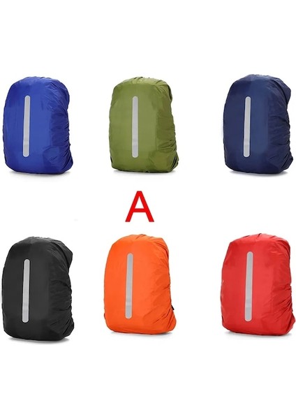 Other-C Kırmızı Yağmur Kapağı Sırt Çantası Yansıtıcı 25L 35L 45L 60L Su Geçirmez Çanta Moda Taktik Açık Kamp Yürüyüş Tırmanma Toz Yağmurluk (Yurt Dışından) fırsatları