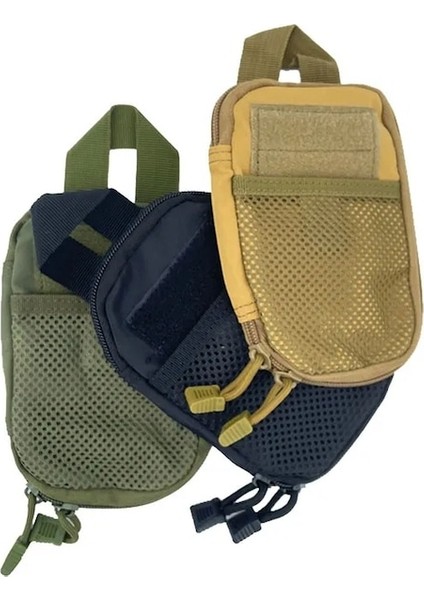 Armygreen-Askeri Edc Molle Kese Örgü Araçları Aksesuar Torbalar 1000D Naylon Taktik Bel Av Çantaları Açık El Feneri Dergi Cebi (Yurt Dışından)
