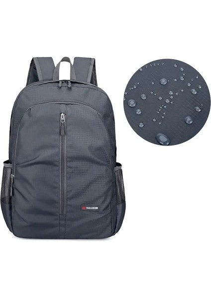 Haki-Açık Hava Rahat Spor Sırt Çantası Hafif Büyük Kapasiteli Katlanır Çanta Kamp Seyahat Yürüyüş Erkek Kadın Su Geçirmez Sırt Çantası (Yurt Dışından) indirimleri