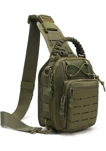 Yeşil-Açık Avcılık Askeri Taktik Çanta Yürüyüş Kamp Omuz Sırt Çantası Erkek Gizli Tabanca Açık Tabanca Için Taşıma Çantası (Yurt Dışından)