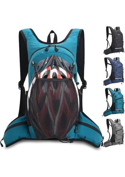 Gri Su Geçirmez Polyester Tırmanma Sırt Çantası Aşınmaya Dayanıklı Kadın Erkek Trekking Sırt Çantası Katmanlı Spor Saklama Çantası Egzersiz Fitness Için (Yurt Dışından)