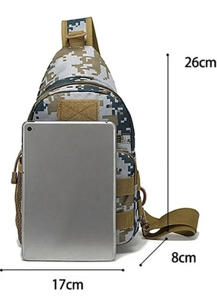 Armygreen-Askeri Taktik Omuz Çantası Erkekler Yürüyüş Sırt Çantası Naylon Açık Avcılık Kamp Balıkçılık Molle Ordu Trekking Göğüs Sling Çanta (Yurt Dışından) modelleri