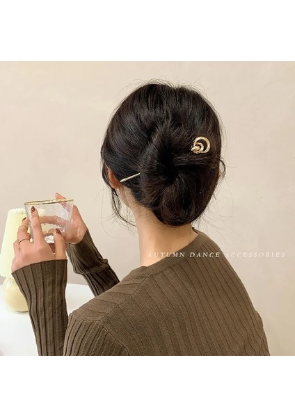Yeni Kadın Saç Sopa Saç Aksesuarları Kızlar Metal Tokalar Retro Tek Kelime Firkete Sadelik Saç Bantları Şapkalar Süsler (Yurt Dışından) fiyatları