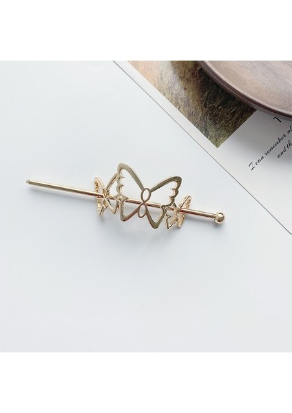 Yeni Kadın Saç Sopa Saç Aksesuarları Kızlar Metal Tokalar Retro Tek Kelime Firkete Sadelik Saç Bantları Şapkalar Süsler (Yurt Dışından) fırsatları