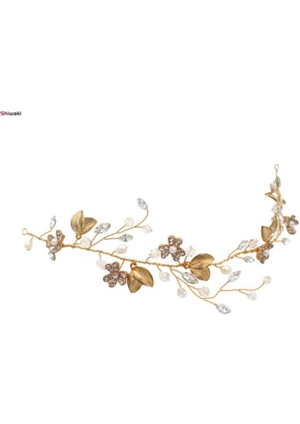 Altın Gelin Düğün Taklidi Kafa Bandı Başlığı Aksesuarı (Yurt Dışından) fırsatları