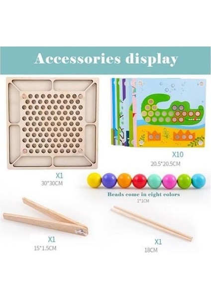 Ww Tahta Go Oyunlar Set Noktalar Boncuk Tahta Oyunları Oyuncak Gökkuşağı Klip Boncuk Bulmaca Montessori Ebeveyn Çocuk Interaktif Oyuncaklar Çocuklar Için - Renkli (Yurt Dışından)