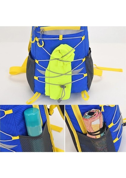 Siyah Taşınabilir Su Geçirmez Yürüyüş Çantası Büyük Kapasiteli Hafif Seyahat Sırt Çantası Dağcılık Kamp Sırt Çantası Için Çoklu Cepler (Yurt Dışından) fırsatları