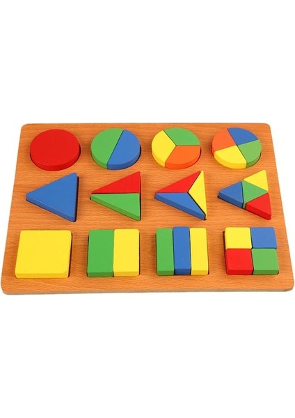 Suntek Geometri Şekli Eşleştirme Blok Bulmaca Kurulu (Yurt Dışından)