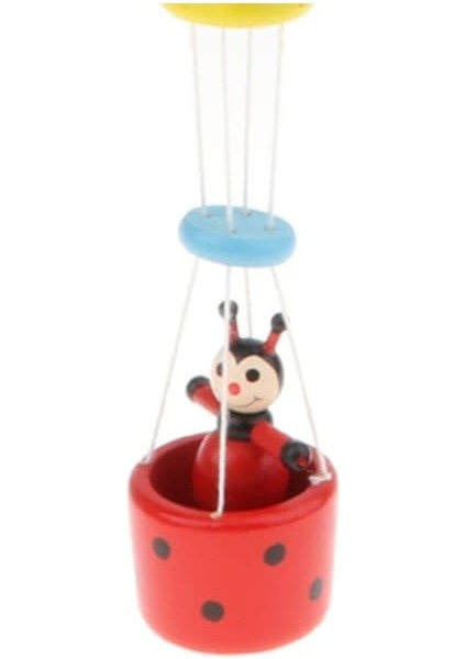 Suntek Ahşap Hayvan Balon Asılı Oyuncak Bebek Beşik Arabası (Yurt Dışından)
