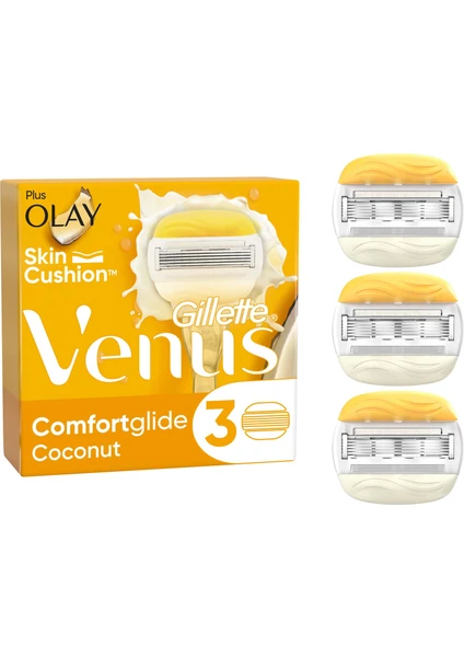 Gillette Venus Venus Comfort Glide Olay Yedek Başlık 3 Adet