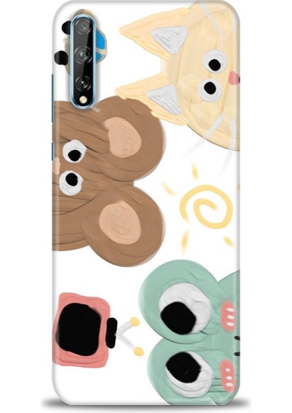 Huawei Y8P Uyumlu Kılıf Hd Kalite Desenli Baskılı Kılıf - M (41)