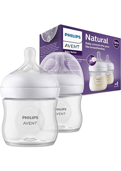 Philips Avent Natural Response Pp 2'li Biberon Seti, 0+ Ay 125ML SYC900/02