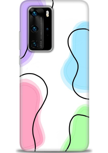 Huawei P40 Pro Uyumlu Kılıf Hd Kalite Desenli Baskılı Kılıf - D (48)