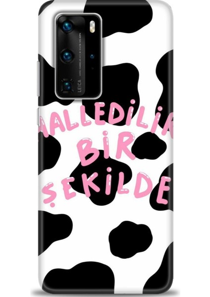 Huawei P40 Pro Uyumlu Kılıf Hd Kalite Desenli Baskılı Kılıf - C (8)