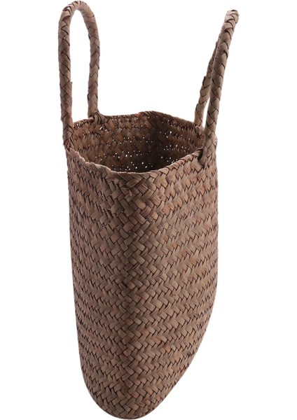 Rahat Hasır Çanta Doğal Hasır Bez Çantalar Kadın Örgülü Çanta Bahçe El Yapımı Mini Dokuma Rattan Çanta (Yurt Dışından) indirimleri