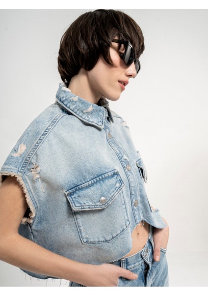 Oversize Kadın Yelek