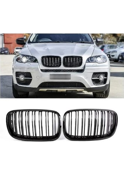Bmw X5 X6 E70 Ön Panjur Izgara Böbrek Mx5 2007 / 2011