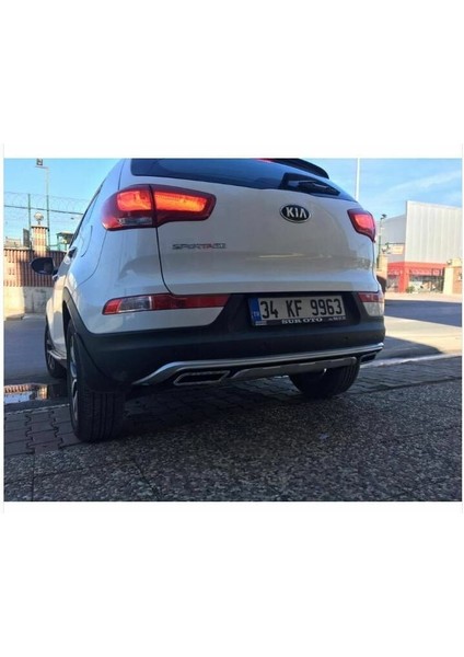 Kia Sportage Ön ve Arka Koruma Difüzör 2011-2015 Çift Çıkış Egzoz