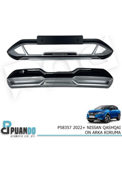 Nissan Qashqai Difüzör Seti Ön Arka Koruma 2021+