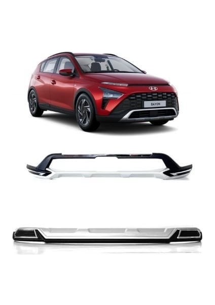 Hyundai Bayon Ön ve Arka Tampon Koruması Difüzör 2021+ Sonrası Için Uyumlu fiyatları