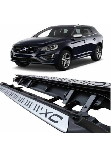 Volvo XC60 Makyajlı Yan Basamak Koruma 2015-2018 Oem Tip