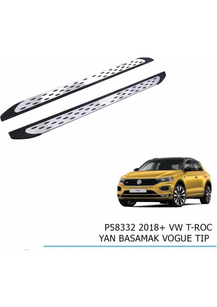 Vw T-Roc Yan Basamak Koruma 2018+ Oem Tip