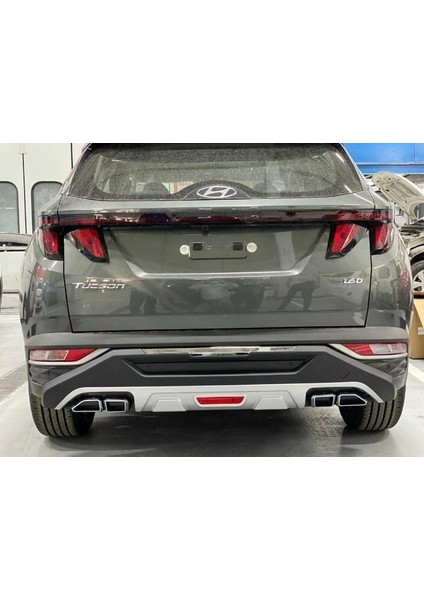 Hyundai Tucson Arka Tampon Koruması Difüzör 2021+