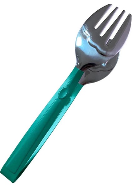 Lüks 3 Parça Gümüş Yeşil Paslanmaz Çelik Makarna, Salata, Pasta Maşa Seti Paslanmaz Çelik modelleri