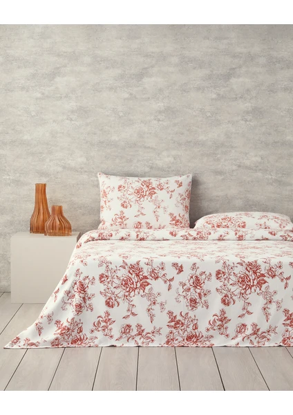 English Home Rosey Violen Çift Kişilik Pike Takımı Turuncu