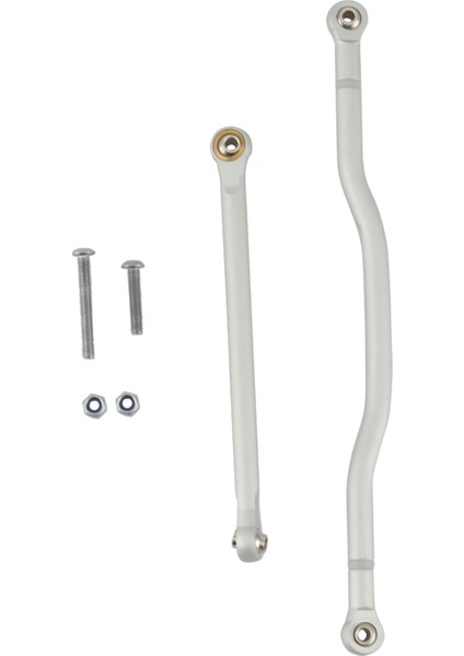 Metal Direksiyon Servo Çekme Çubuğu Bağlantı Çubuğu Bağlantısı Eksenel SCX10 Iı 90046 1/10 Rc Paletli Araba Yükseltme Parçaları Aksesuarları (Yurt Dışından)